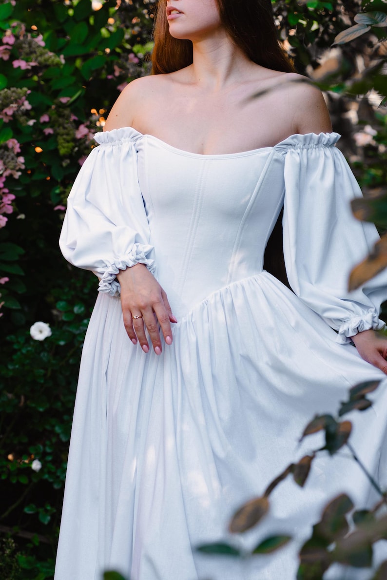 romantic renaissance dress for modern brides