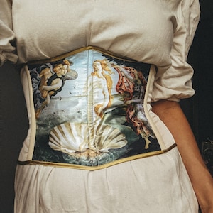 Underbust corset belt, renaissance corset top Venus lingerie