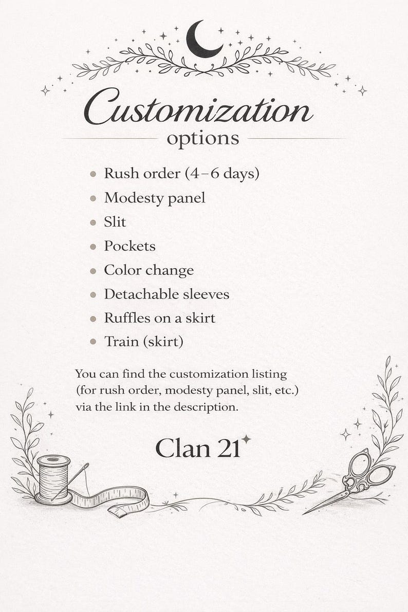 customization options for wedding dress color sleeves length corset style made to measure