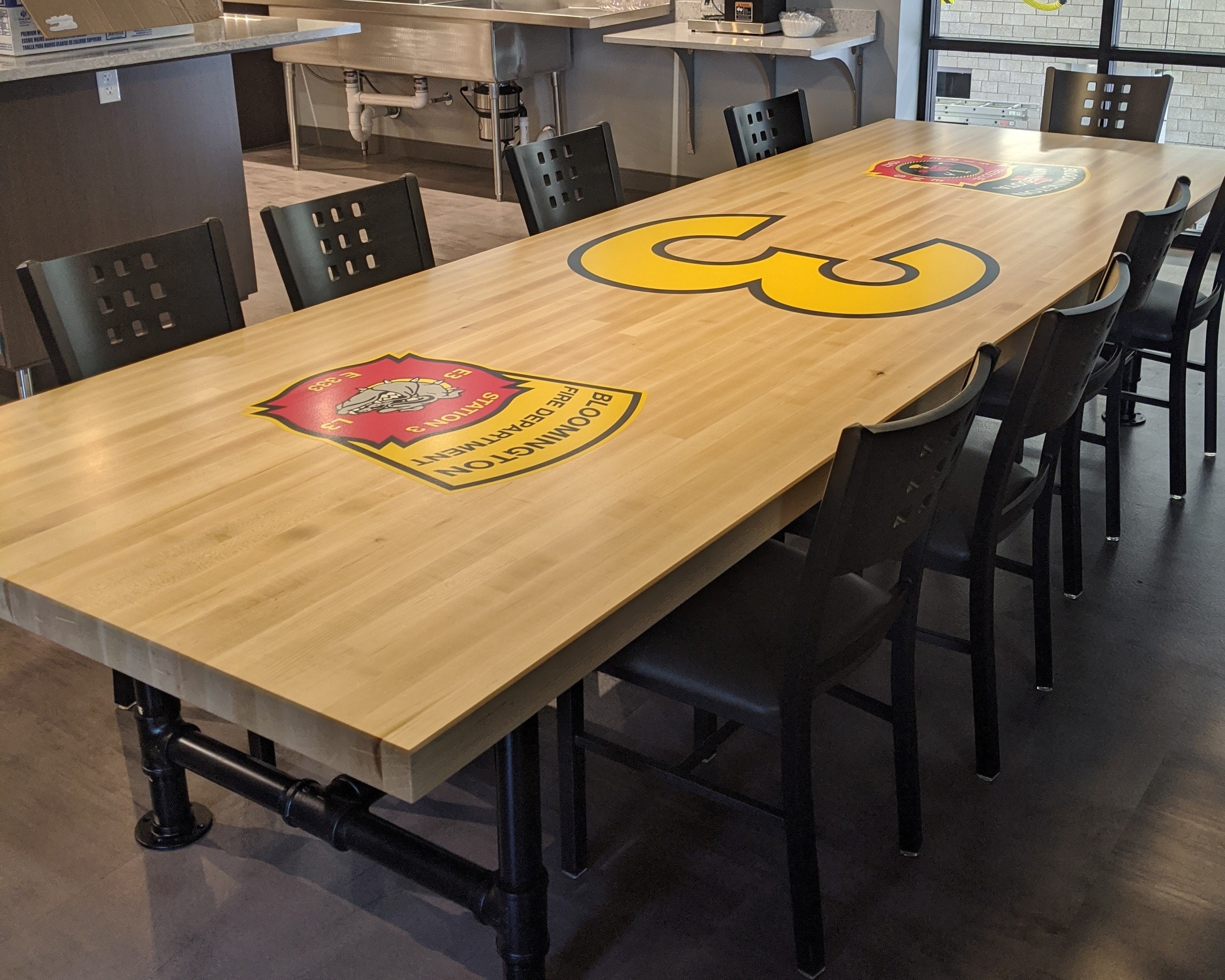 Großer Esstisch Metzger Block Top Konferenztisch | Etsy