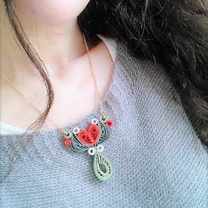 Collana Sicilia in filigrana di carta