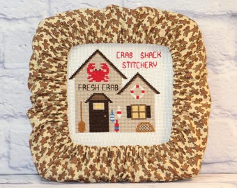 Christmas Gingerbread Cookie Grime Guard Q-Snap, Nurge or Round Hoop Cover For Cross Stitch and Needlework