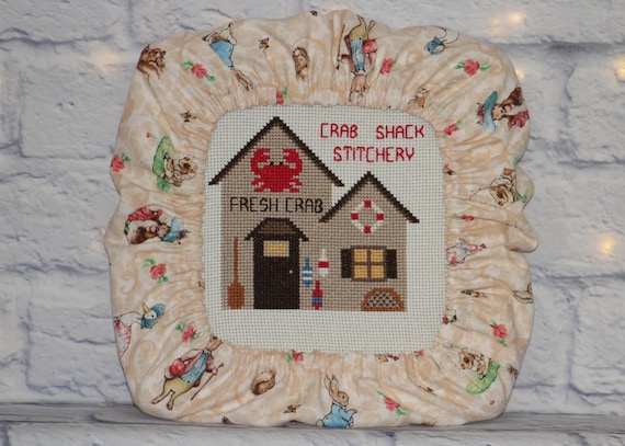 Beatrix Potter Grime Guard Q-Snap, Nurge, Round Hoop Cover For Cross Stitch, Needlework