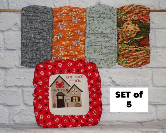 CLEARANCE - Set of 5 Grime Guards - FLORAL - Grime Guard Q-Snap Cover For Cross Stitch