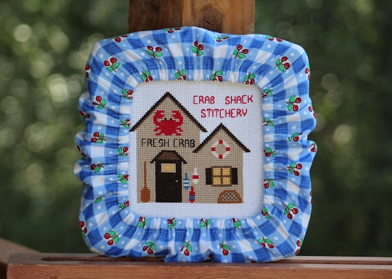 Cherries Guard Q-Snap, Nurge or Round Hoop Cover For Cross Stitch and Needlework