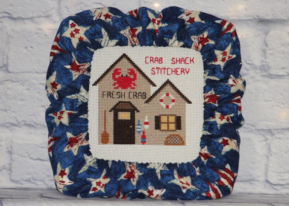 Stars Grime Guard Q-Snap, Nurge, Round Hoop Cover For Cross Stitch, Needlework