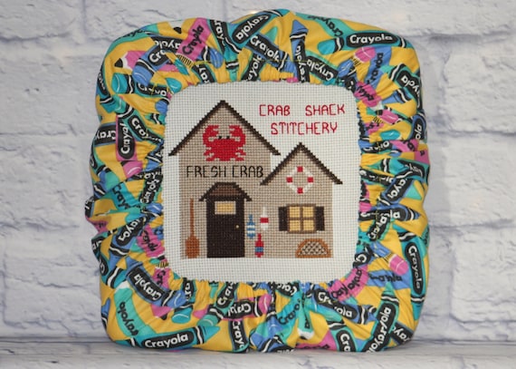 Coloring Crayons Grime Guard Q-Snap, Nurge, Round Hoop Cover For Cross Stitch, Needlework