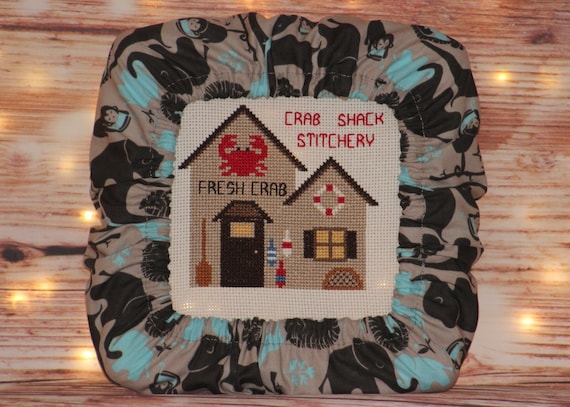 Jungle Animals Grime Guard Q-Snap, Nurge or Round Hoop Cover For Cross Stitch and Needlework