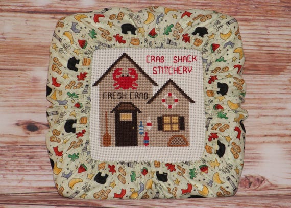 Great Outdoors Hiking Camping Grime Guard Q-Snap, Nurge or Round Hoop Cover For Cross Stitch and Needlework
