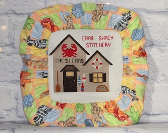 Stuffed Animal Grime Guard - Q-Snap, Nurge, Round Hoop Cover - Cross Stitch, Needlework