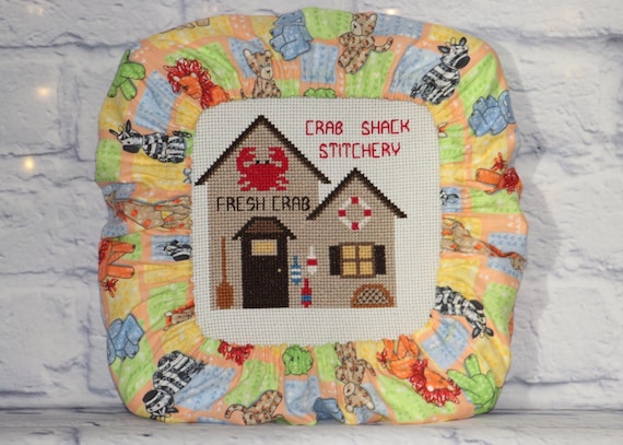 Stuffed Animal Grime Guard - Q-Snap, Nurge, Round Hoop Cover - Cross Stitch, Needlework