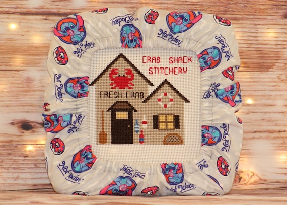 Stitch - Lilo and Stitch Grime Guard Q-Snap, Nurge or Round Hoop Cover For Cross Stitch and Needlework
