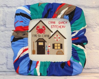 Splatter Grime Guard Q-Snap, Nurge or Round Hoop Cover For Cross Stitch and Needlework