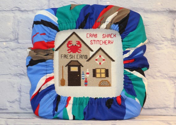 Splatter Grime Guard Q-Snap, Nurge or Round Hoop Cover For Cross Stitch and Needlework