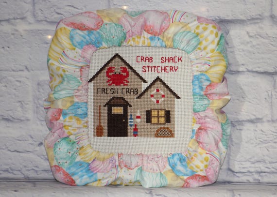 Easter Eggs Pastel Grime Guard Q-Snap, Nurge or Round Hoop Cover For Cross Stitch and Needlework