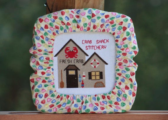 Gumdrop Candy Grime Guard Q-Snap, Nurge or Round Hoop Cover For Cross Stitch and Needlework