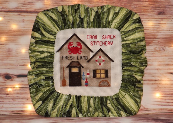 Cactus Grime Guard Q-Snap, Nurge or Round Hoop Cover For Cross Stitch and Needlework