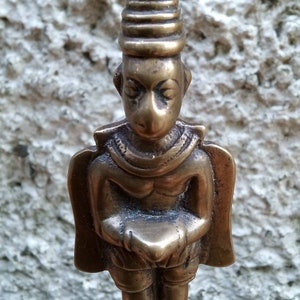Antique Hanuman brass Ghanta ( ritual bell )