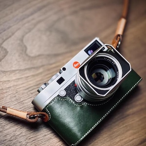 Handcrafted Cowhide Leather Half Case for Leica M10 / M10P