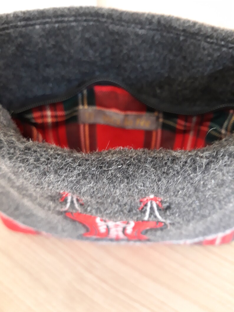 Corset Tartan pouch