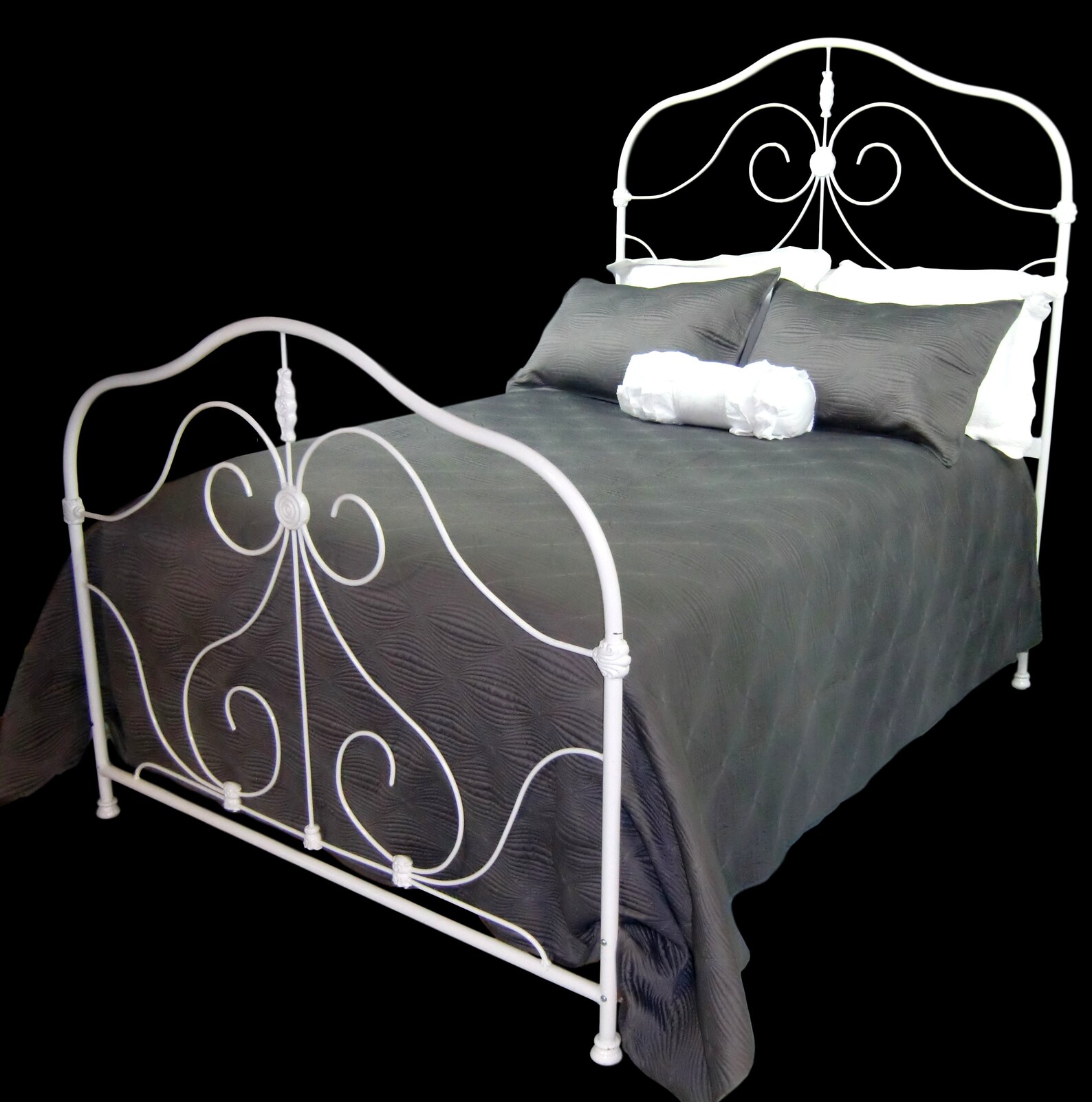 Full Antique Cast Iron Bed Cast Iron Bed Wrought Iron Bed Etsy