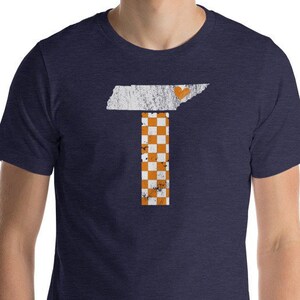 Cute Tennessee Checkerboard Love Knoxville Shirt