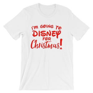 Koszulka Disney Vacation Jadę do Disney na Boże Narodzenie