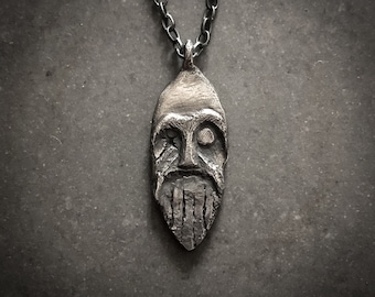 Odin Pendant - Odin Amulet, Viking Necklace, Viking Jewellery, Óðinn