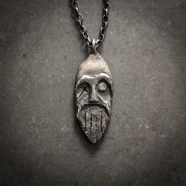 Odin Pendant - Odin Amulet, Viking Necklace, Viking Jewellery, Óðinn