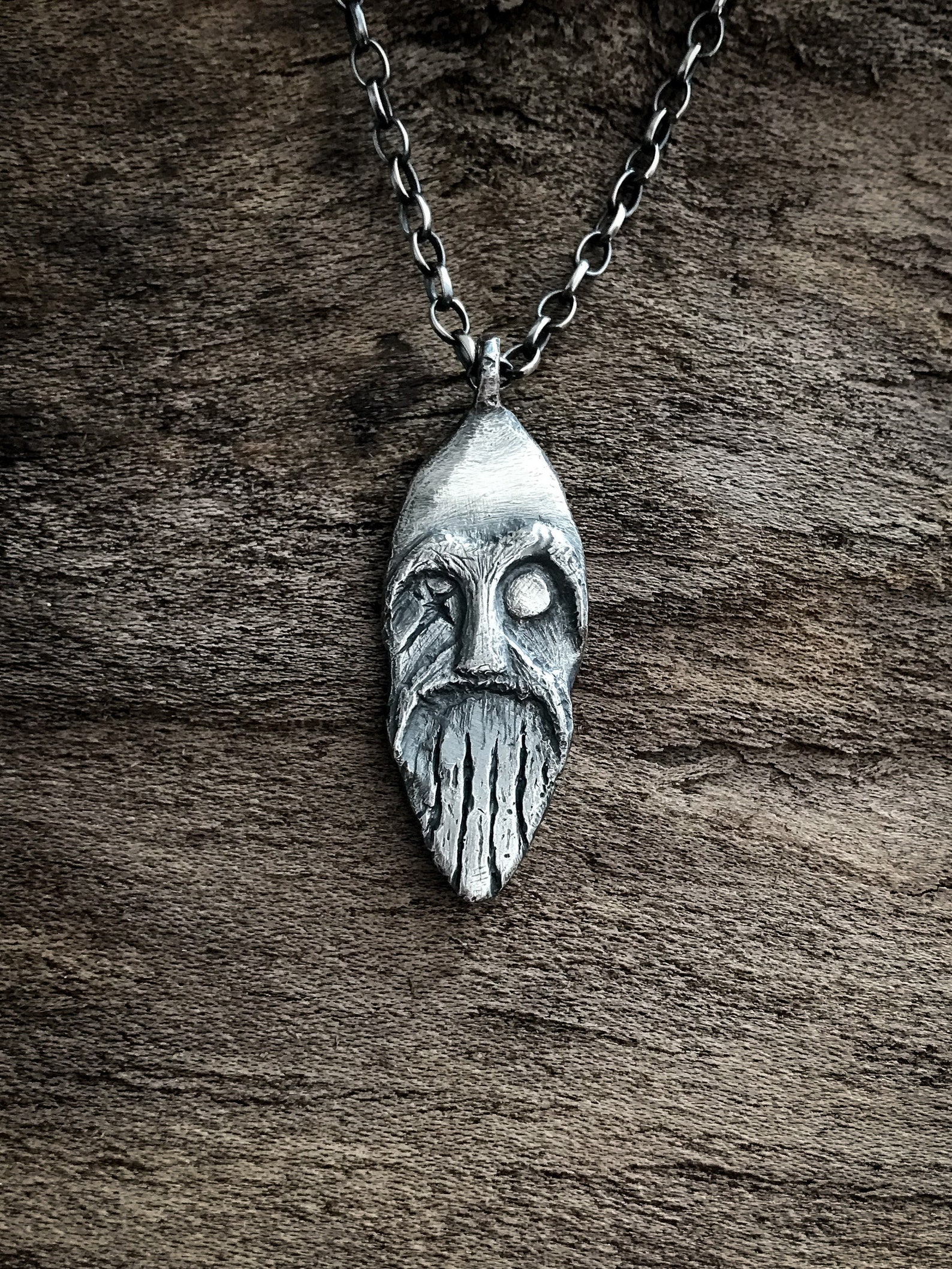 Odin Pendant Odin Amulet Viking Necklace Viking Jewellery Etsy