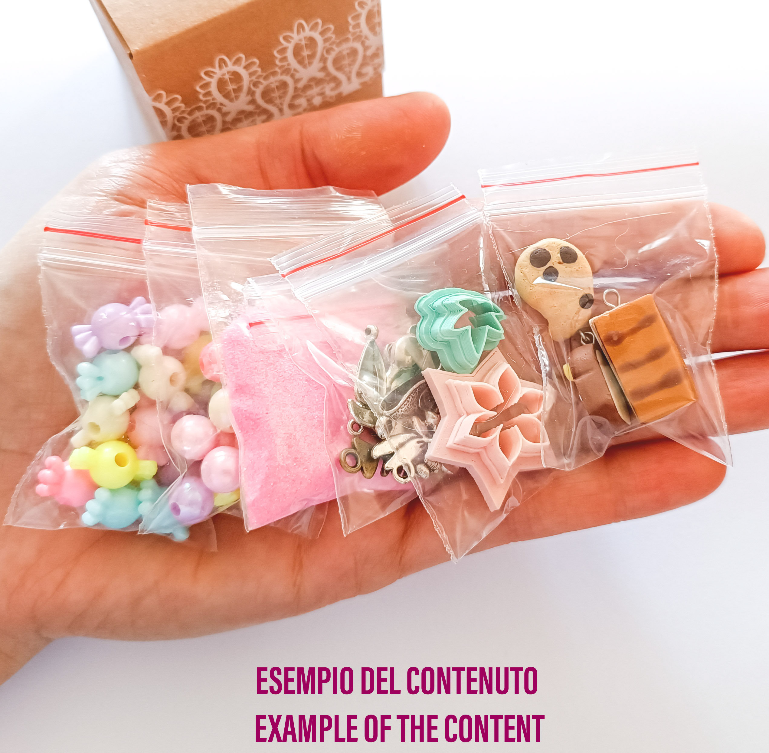 Scatola Per Esposizione Di Perline Per Bracciale In Acrilico Con Coperchio Trollbeads Collana Custodia Per Perle Rondelles Collezione Di Ciondoli Organizzatore - Foto 6