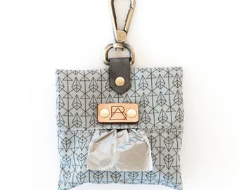 Kotbeutelhalter - Grey Diamond