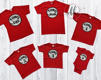 thing 1 and thing 2 shirts for kids