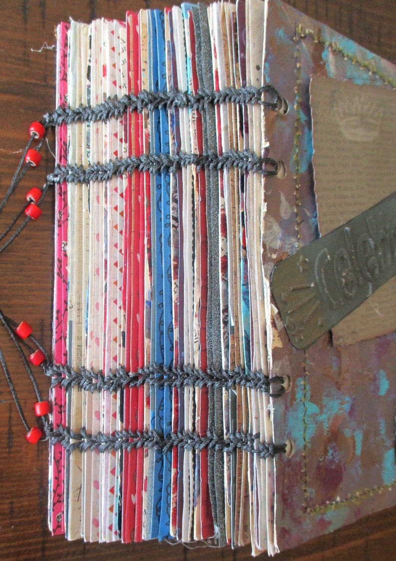 My Records Junk Journal Made With Slip Knot Binding Etsy