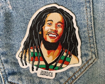Travel patch: Jamaica (Bob Marley)