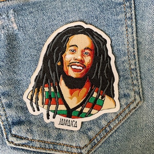 Travel patch: Jamaica (Bob Marley)
