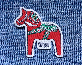 Travel patch: Sweden (Dalecarlian horse)