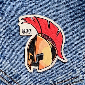 Reisepatch: Griechenland (Griechischer Helm)