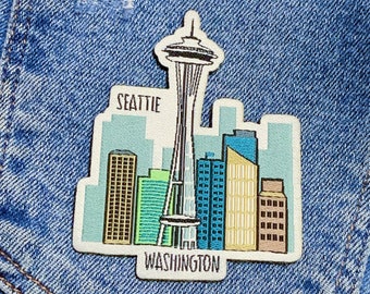 Travel patch: Seattle (Space Needle), USA, Washington state