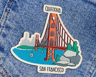Travel patch: San Francisco (Golden Gate Bridge), USA, California state