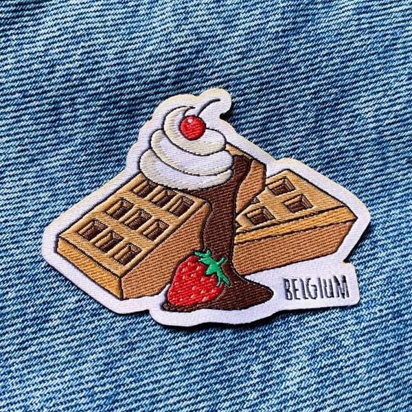 Travel patch: Belgium (Belgian waffles)
