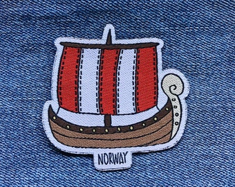 Travel patch: Norway (viking ship)