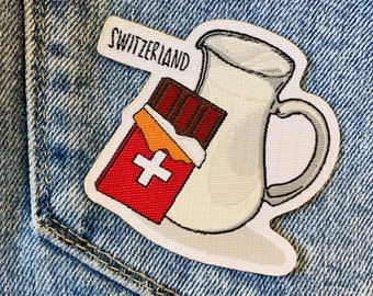 Travel patch: Switzerland (Swiss chocolate and milk)