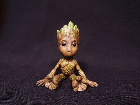 miniature groot figurine