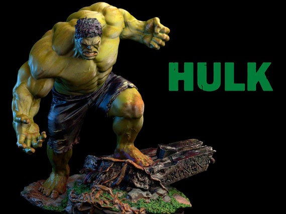 hulk and wolverine statue