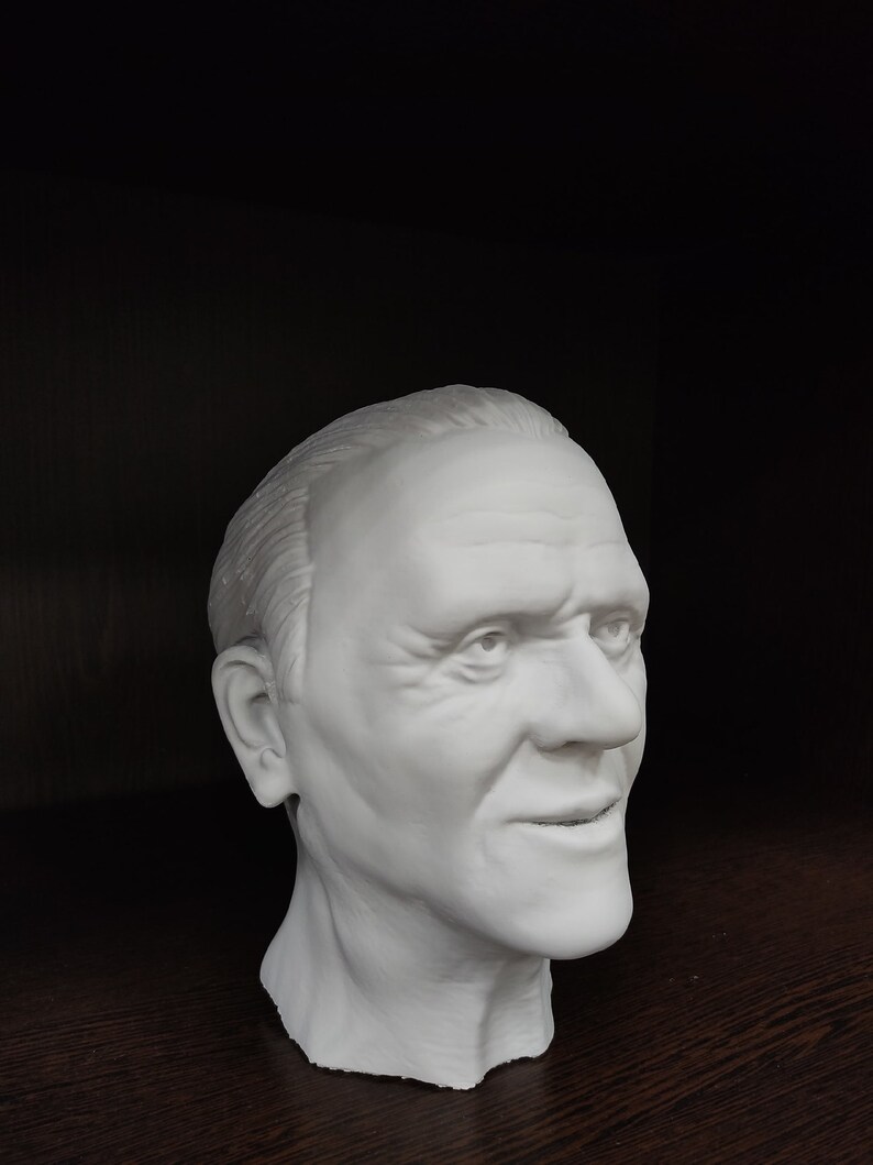 Anthony Hopkins bust Hannibal Lecter sculpture Hopkins | Etsy