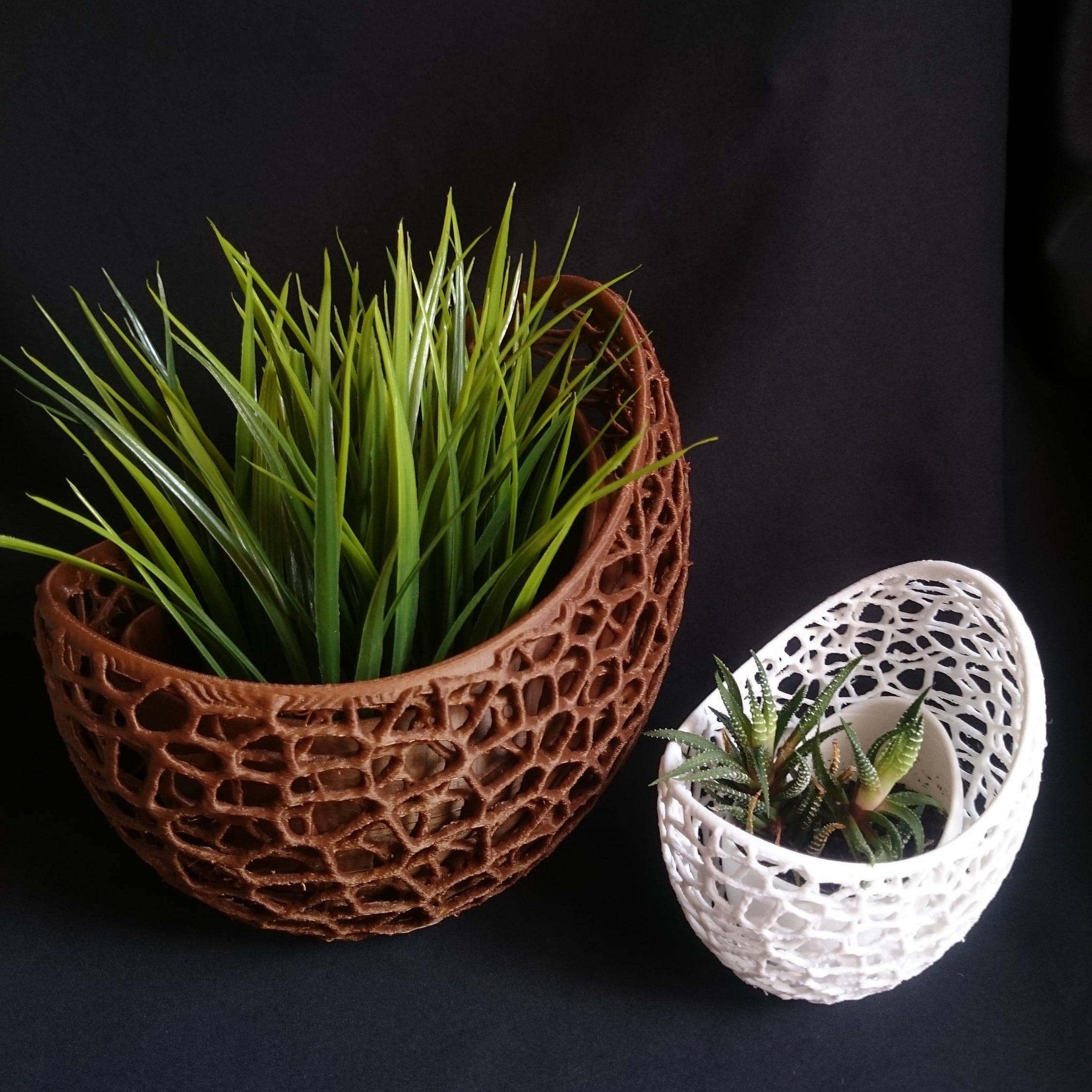 3D Printed planters Succulent planter Etsy