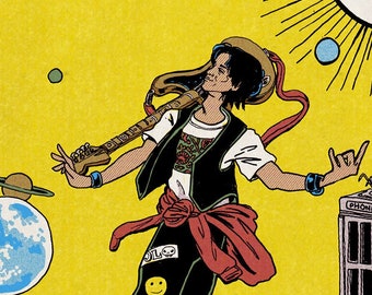 The Fool Keanu Reeves Art Print - Tarot Print - Bill and Ted