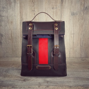bolsa de almuerzo personalizada de estilo vintage, bolsa de lona encerada de diseño para trabajadores.