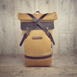 Mochila encerada para diario,